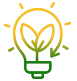 Sustainable innovation symbol